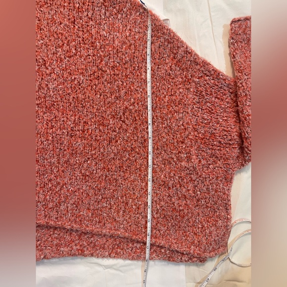 Free People BFF Sweater in Red Lotus Size XS Oversize - Picture 12 of 12